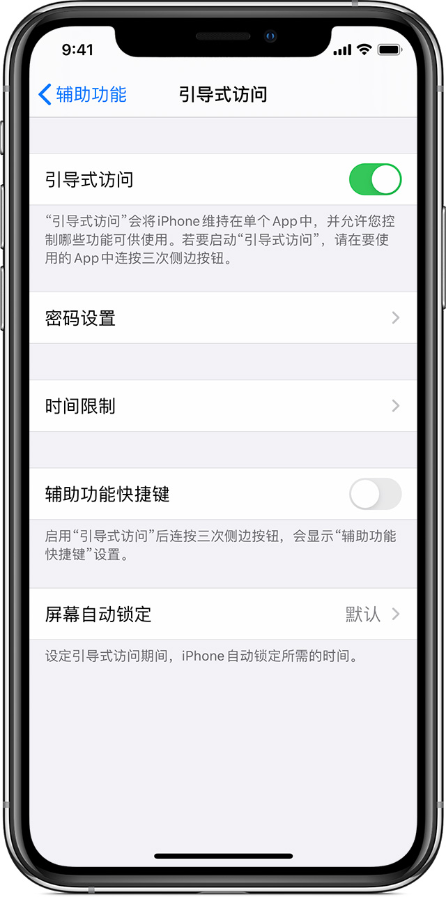 永平苹果手机维修分享如何在 iPhone 上退出引导式访问 